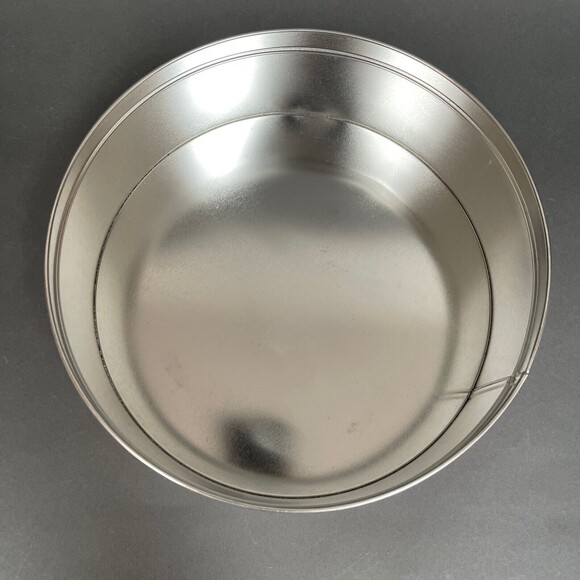 David's Cookies Red Empty Round Tin Can - Picture 7 of 10